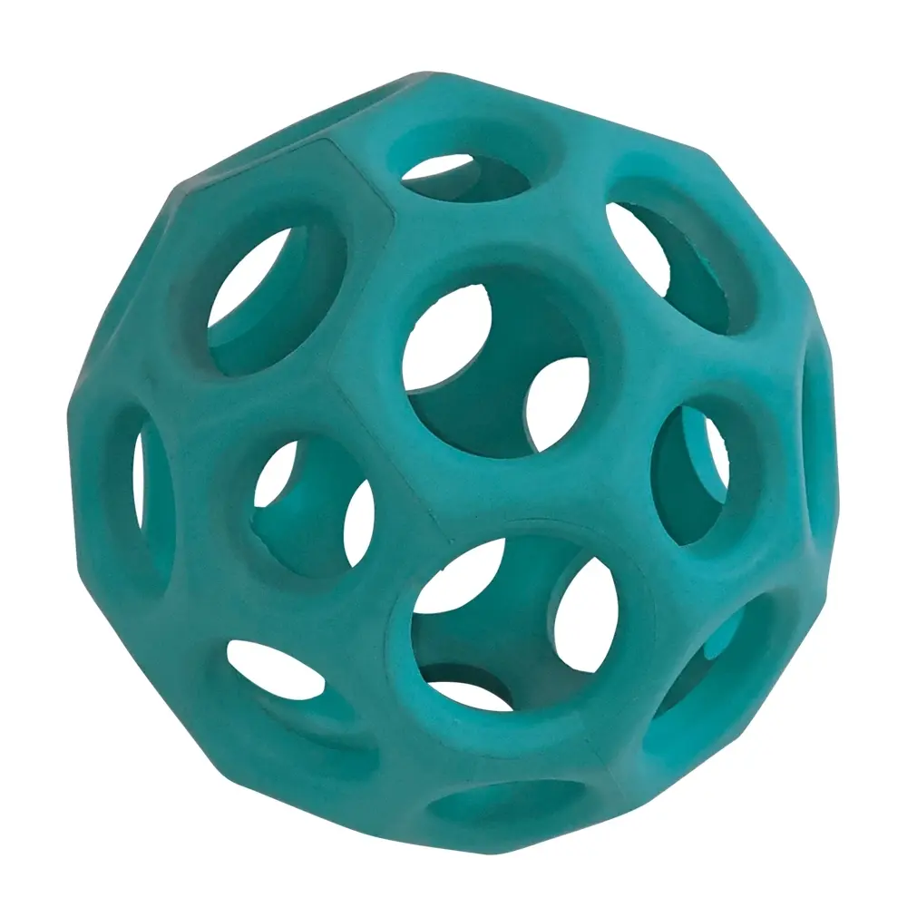 Nobby Pet Turquoise Hollow Rubber Dog Ball