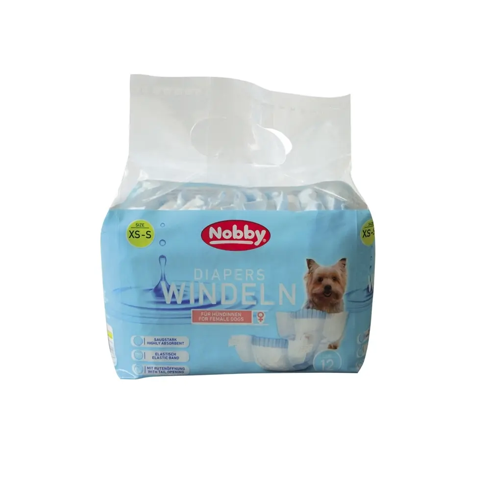 Comparer les prix de Couches pour chien femelle Nobby Pet (x12)