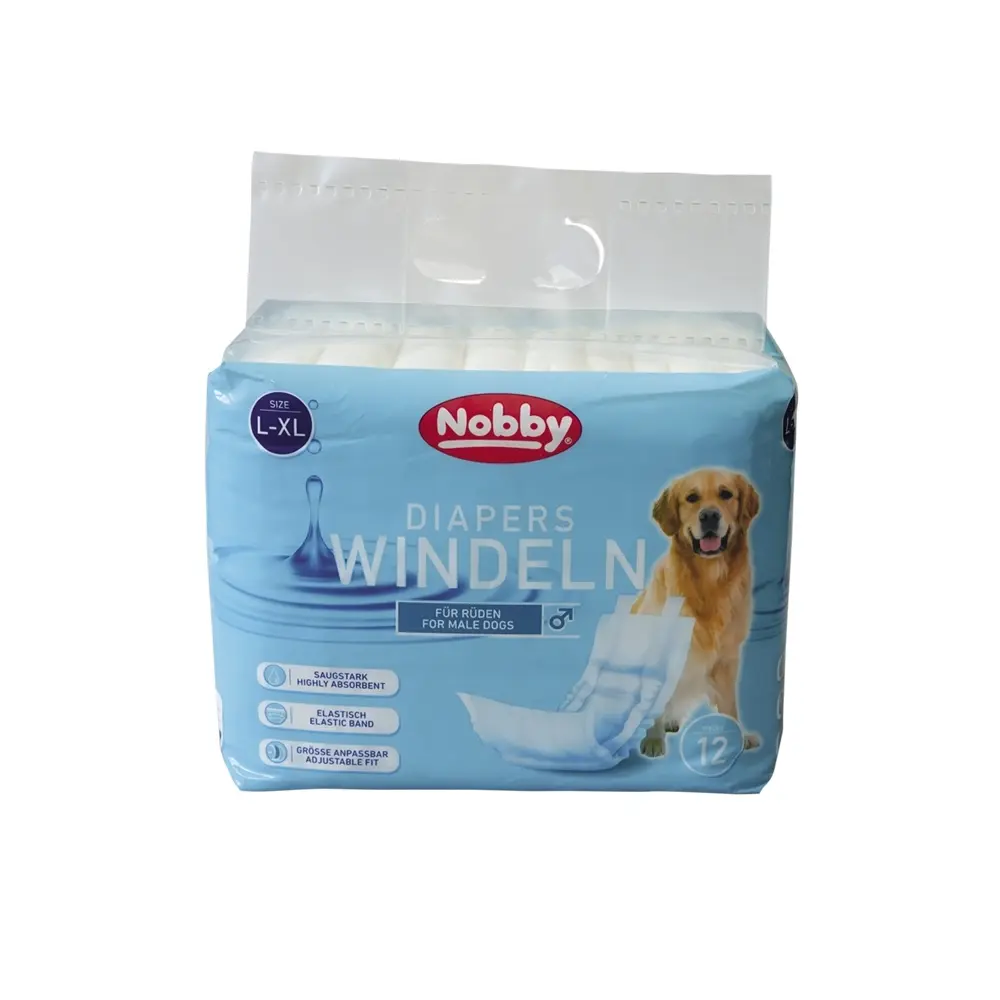 Meilleurs prix pour Couches pour chien mâle Nobby Pet (x12)