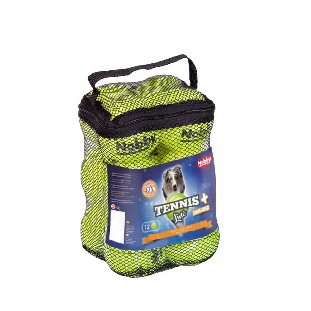 Meilleurs prix pour Balle pour chien avec couineur Nobby Pet (x12)