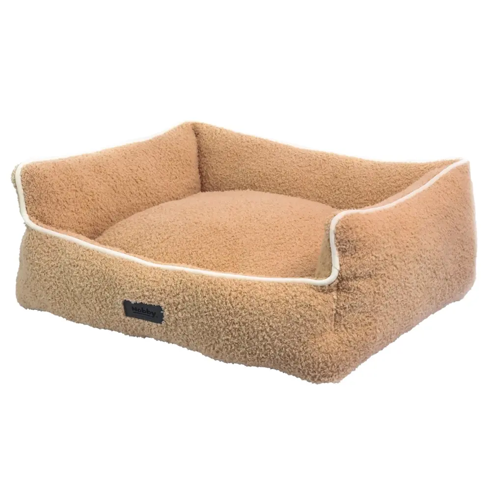 Nobby Pet Beige Rectangular Comfort Dog Bed Cloudy