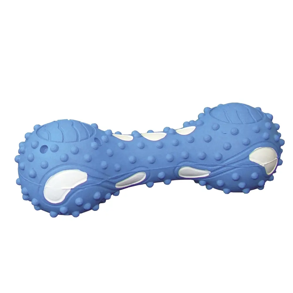 Nobby Pet Bleu Dog Toys Refreshing Rubber Dumbbell