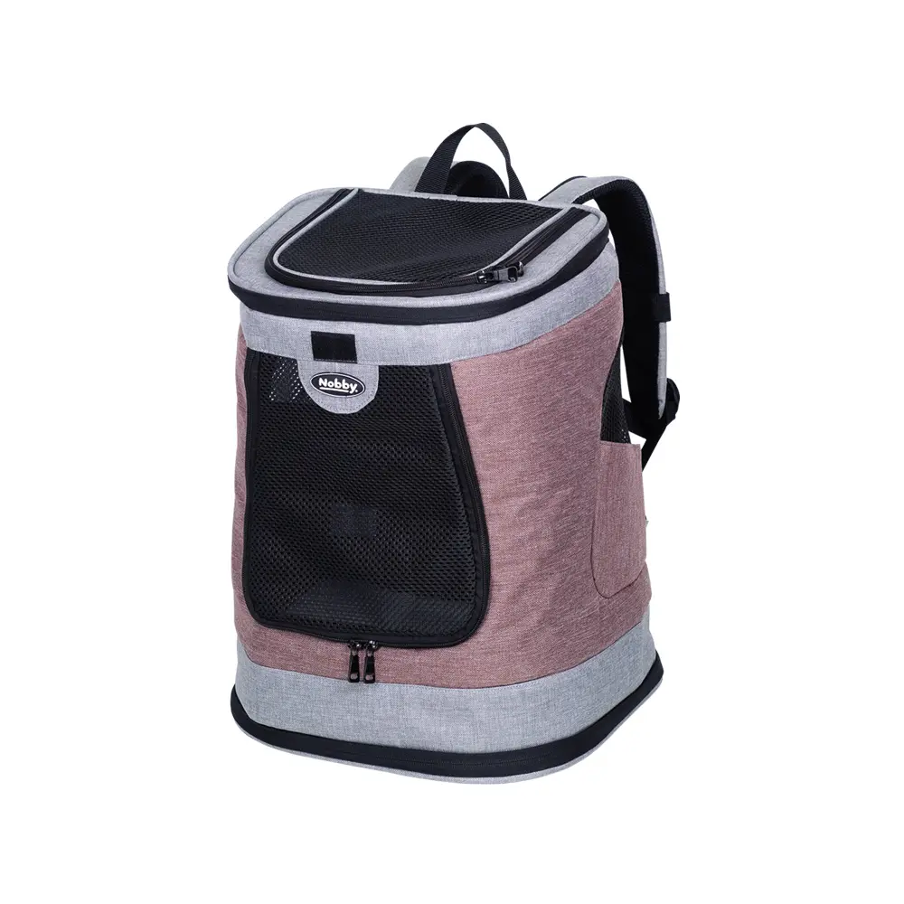 Nobby Pet Rose Dog Carrier Backpack Plata