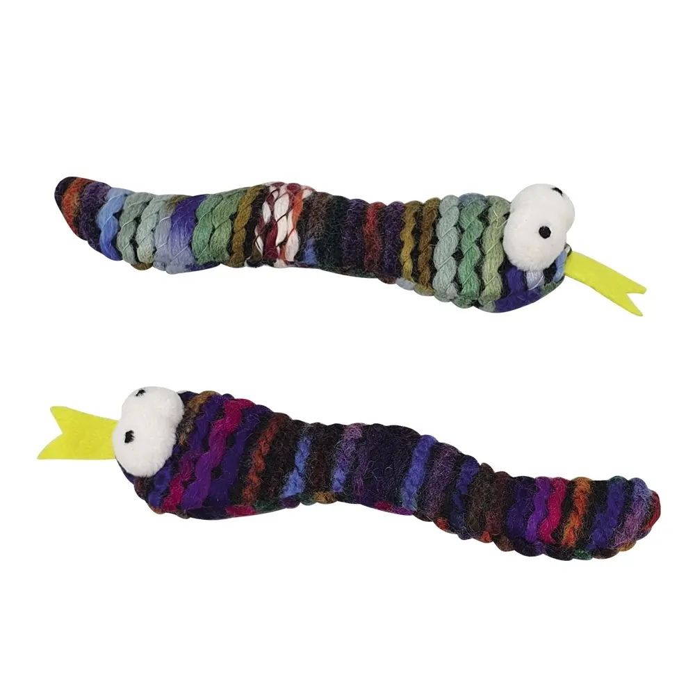 Nobby Pet Multicolore Snake Plush Cat Toy With Catnip