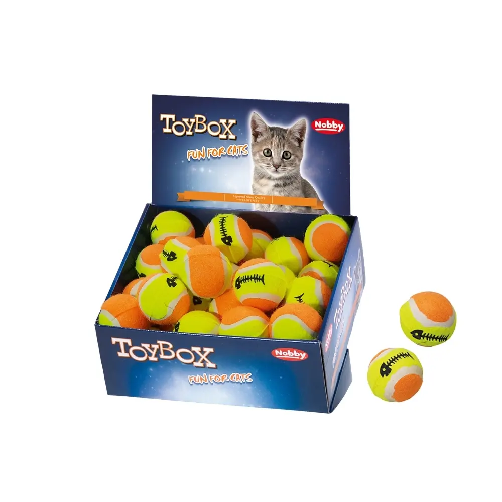 Comparer les prix de Balles de tennis pour chat Nobby Pet (x32)