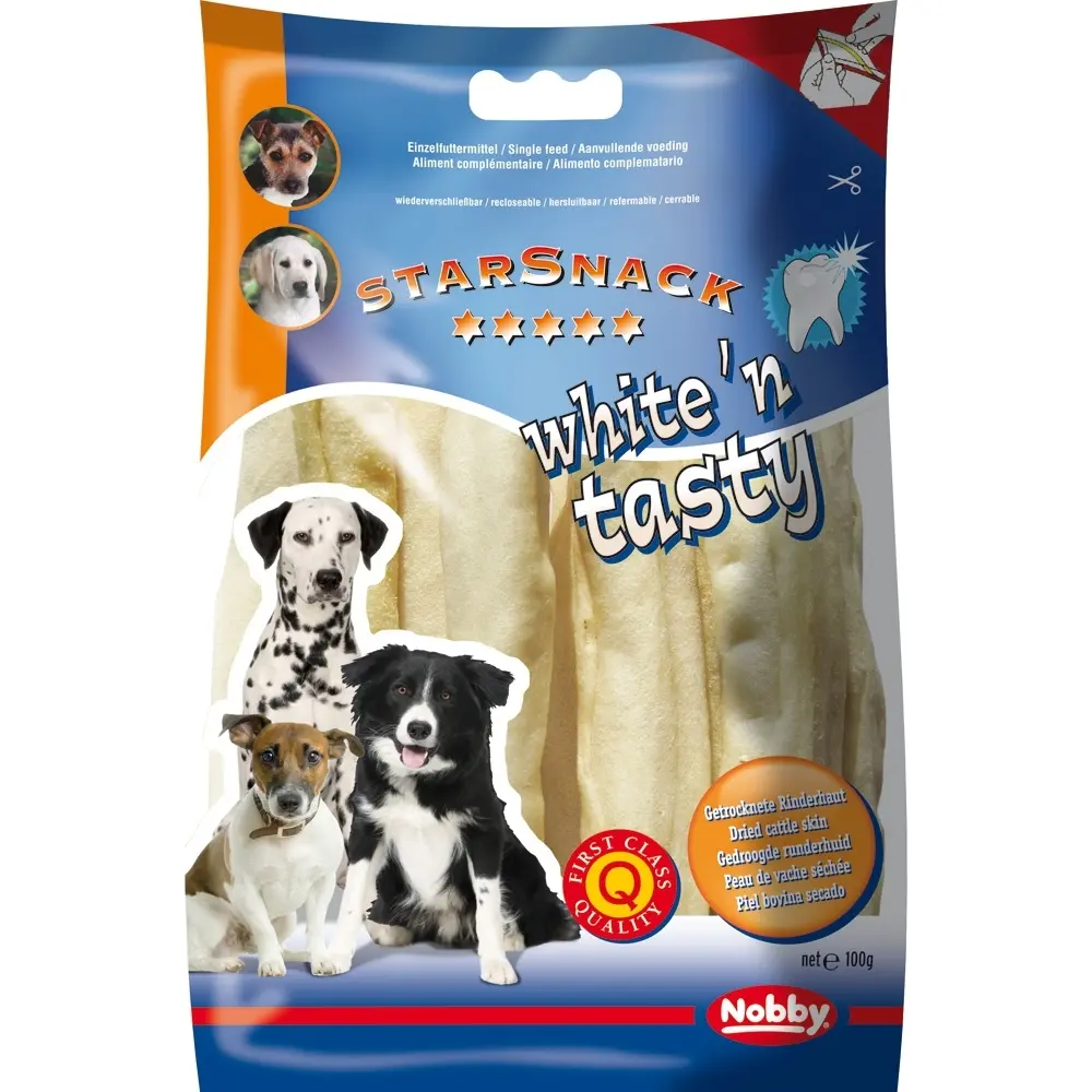 Nobby Pet Blanc Dog Chews White'n Tasty 165 G