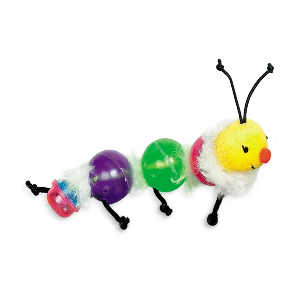 Nobby Pet Multicolore Plastic Worm Cat Toys