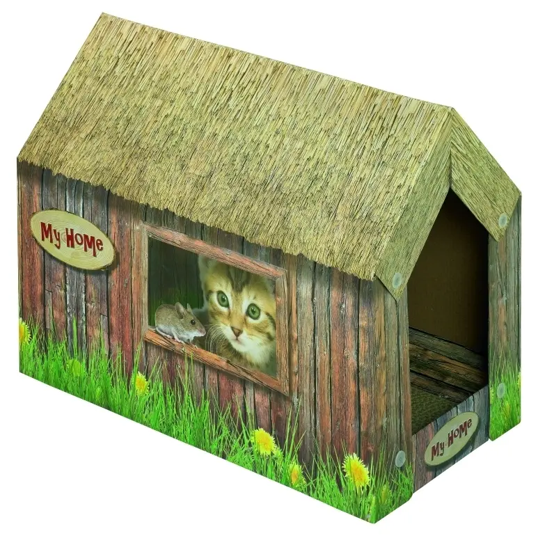 Nobby Pet Vert Cardboard Cat Shelter