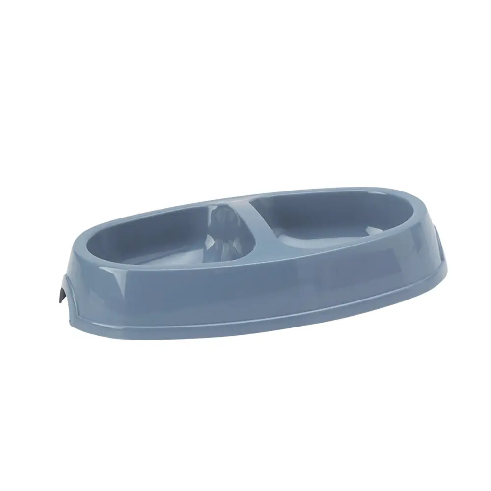 Nobby Pet Gris Double Dog Bowls Picnic
