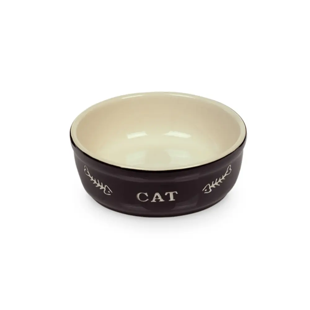 Nobby Pet Noir Ceramic Cat Bowl Cat