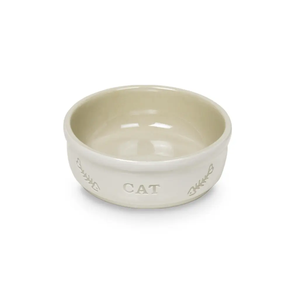 Nobby Pet Blanc Ceramic Cat Bowl Cat