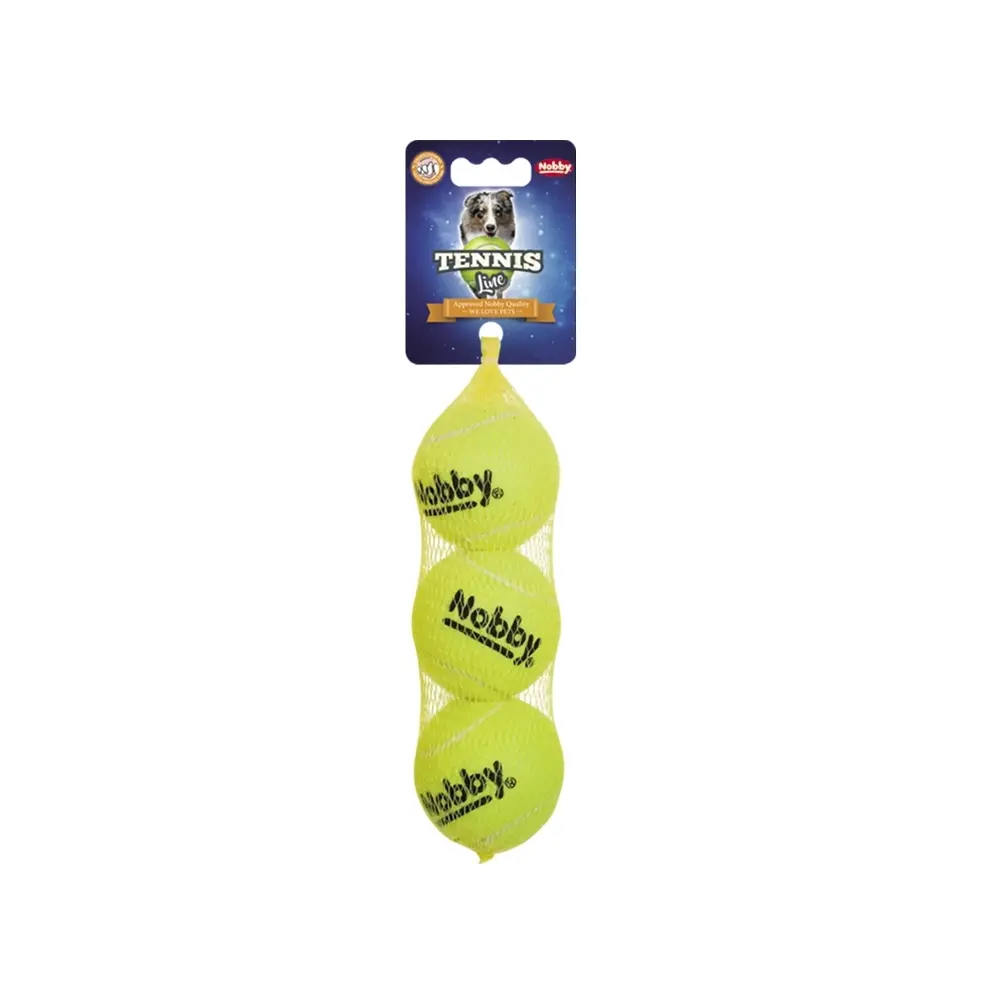 Nobby Pet Jaune Tennis Ball For Dogs
