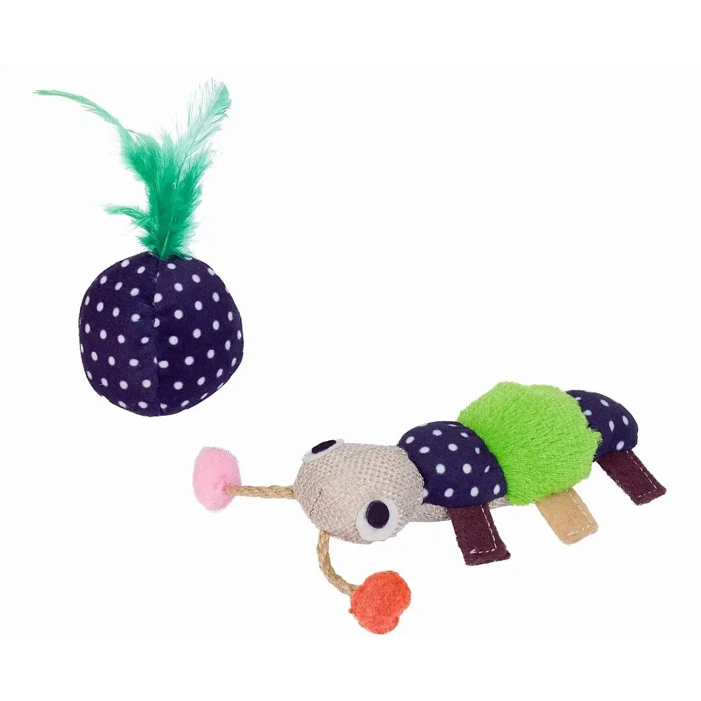 Comparer les prix de Jouets peluches ver en tissu pour chat Nobby Pet