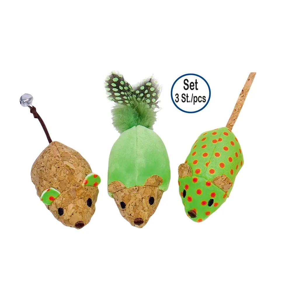 Nobby Pet Vert Cuddly Toy For Cat Mouse With Catnip