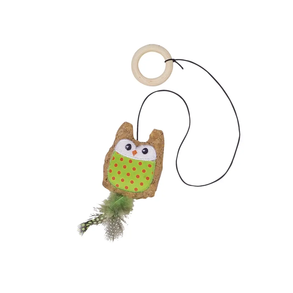 Nobby Pet Vert Cork Bird Cat Toys With Grass