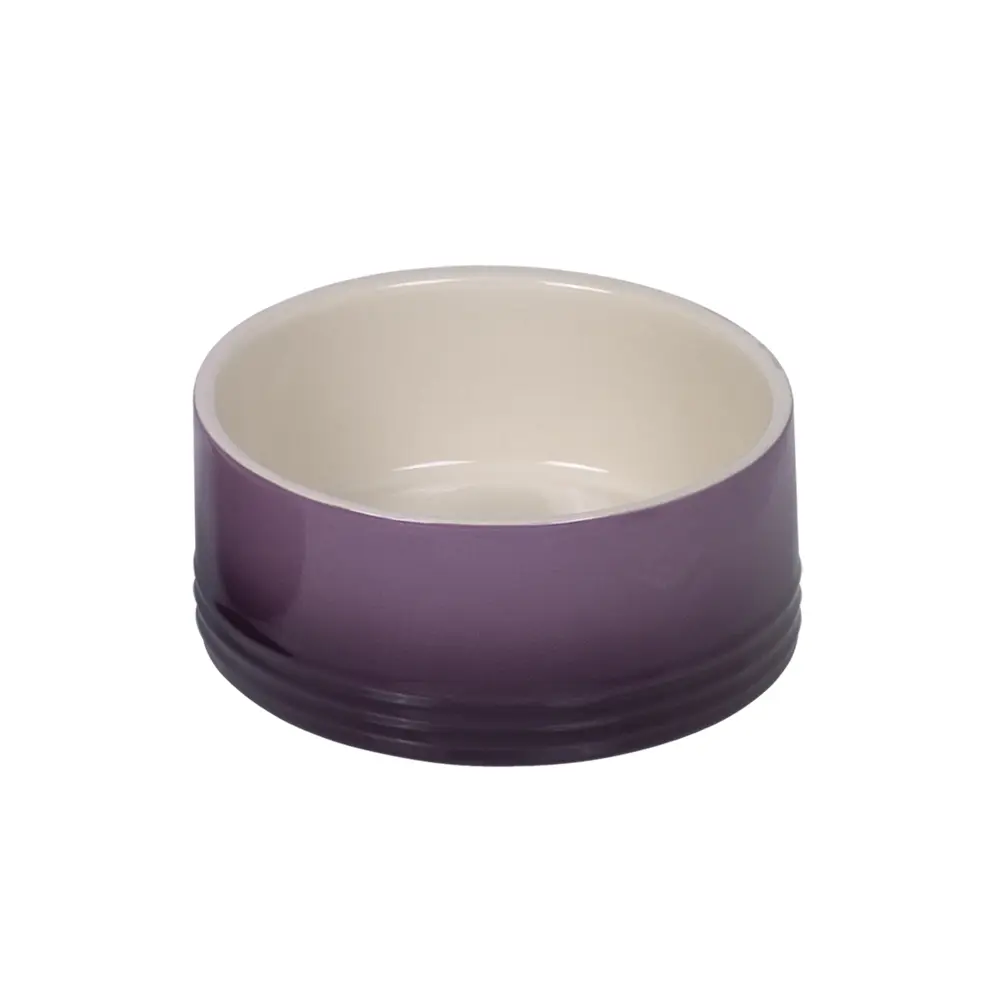 Nobby Pet Violet Ceramic Dog Bowl Gardient