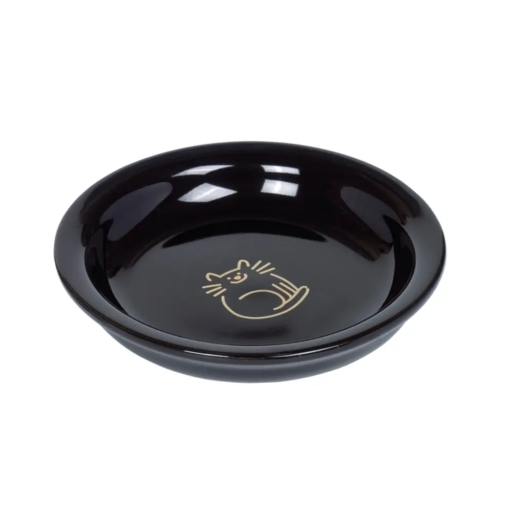 Nobby Pet Noir Ceramic Oval Milk Dish For Cats Doréen Cat