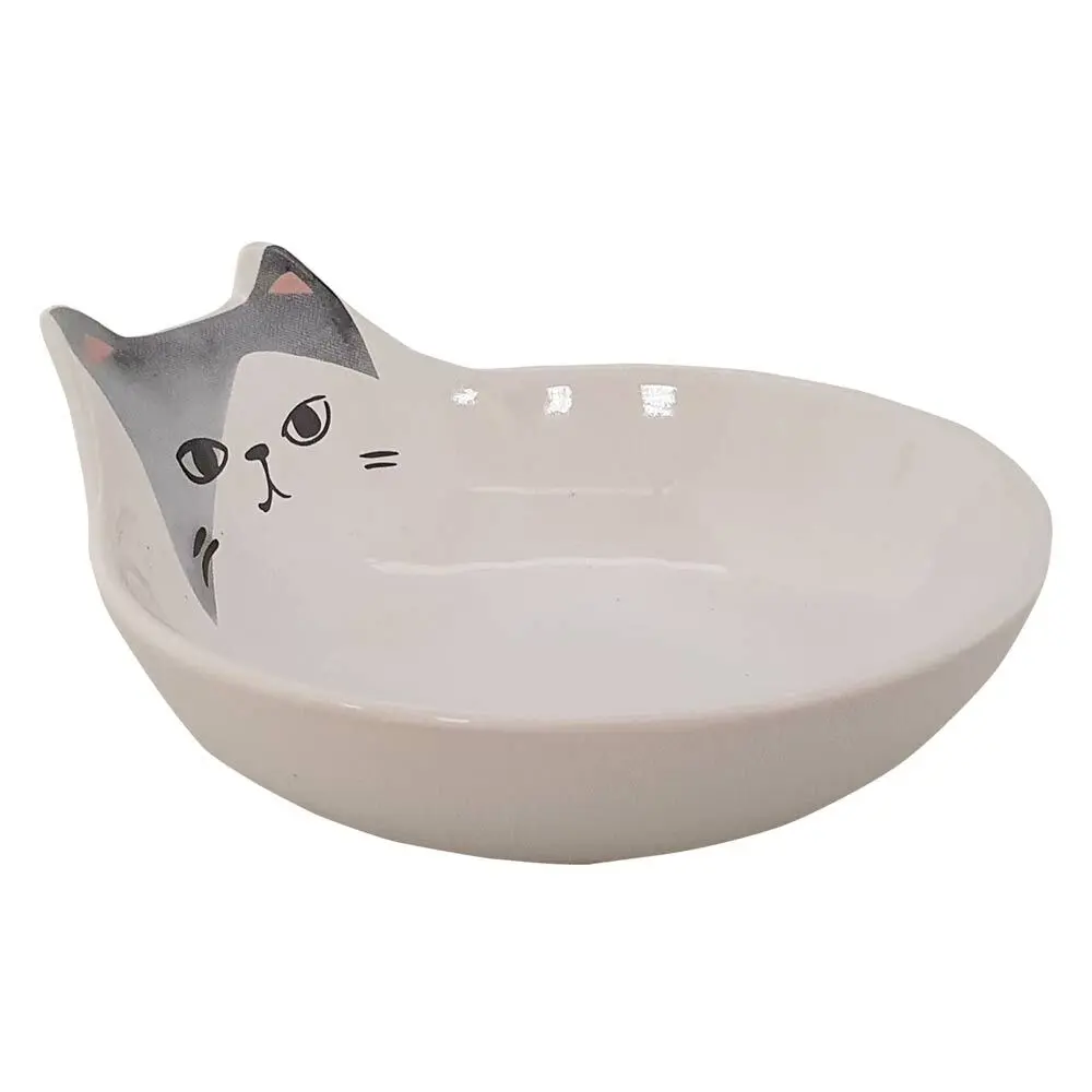 Nobby Pet Blanc Ceramic Cat Bowl Kato