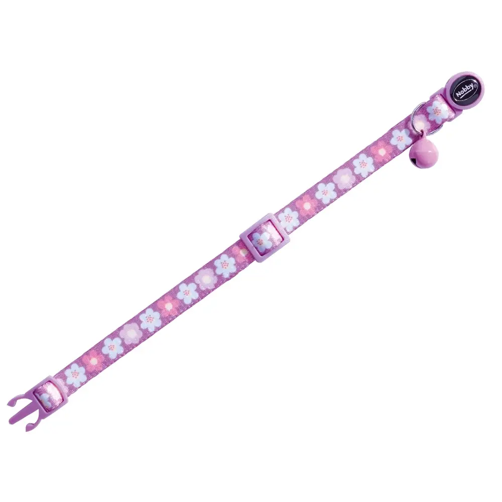 Nobby Pet Violet Cat Collars Flower