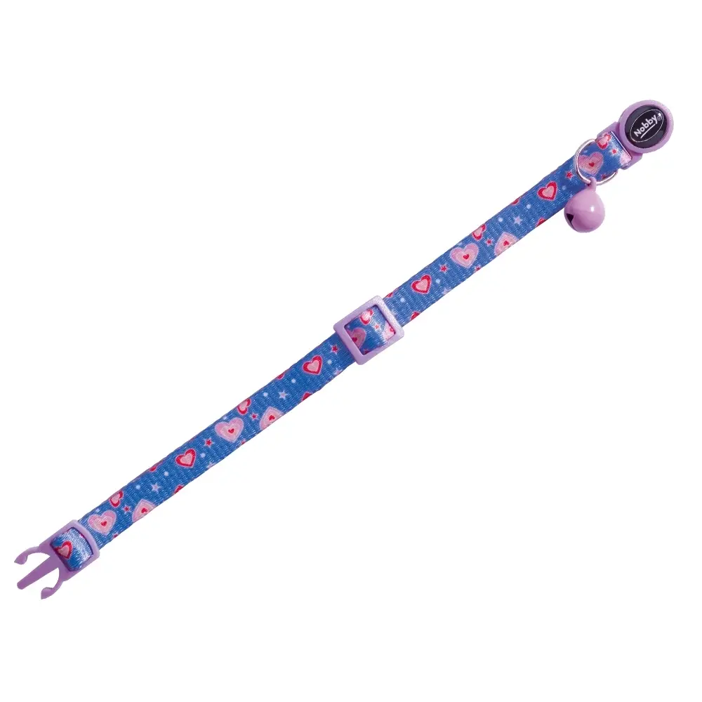 Nobby Pet Bleu Cat Collars Heart