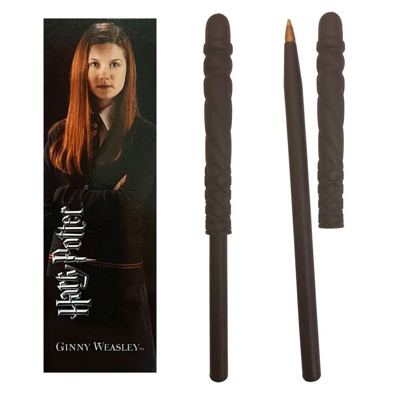 0849421004002 - Stäbchen-Kugelschreiber und Lesezeichen Harry Potter Ginny Weasley