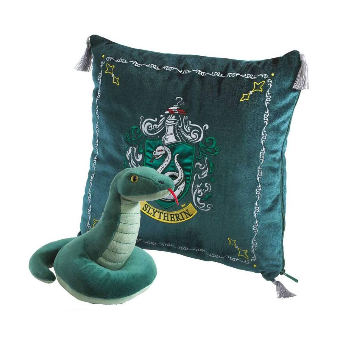 0849421005733 - Kopfkissen mit Plüsch Harry Potter House Mascot Slytherin