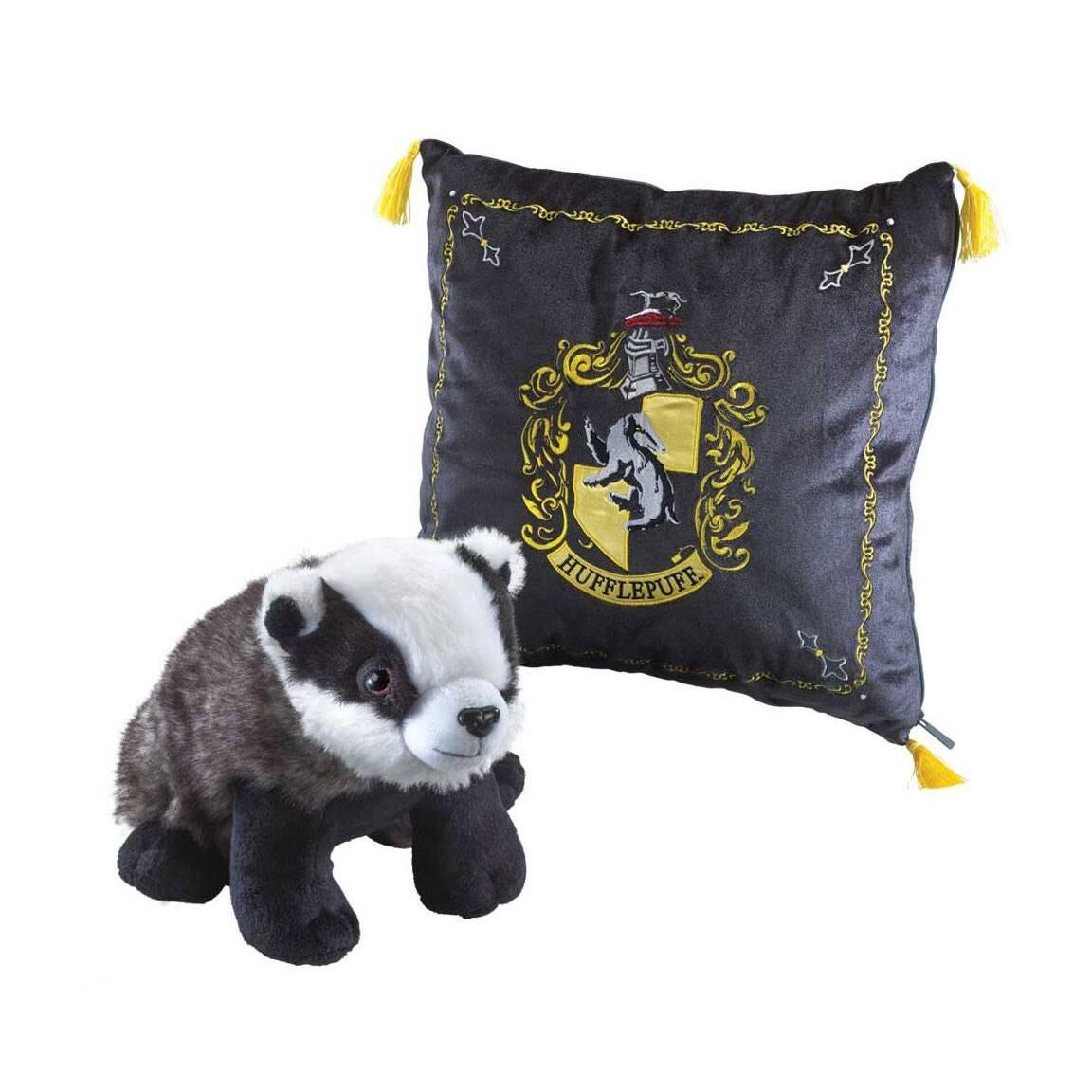 0849421005757 - Kopfkissen mit Plüsch Harry Potter House Mascot Hufflepuff