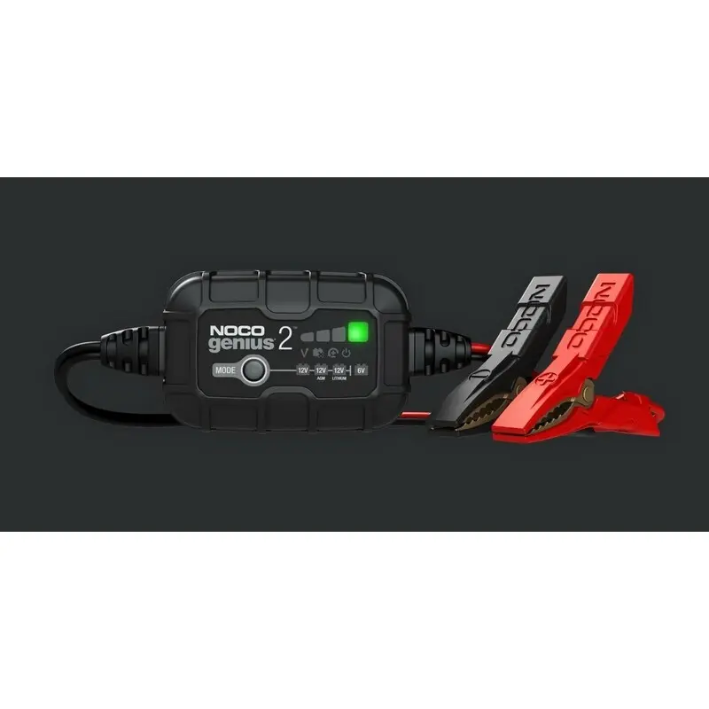 Batterie Ladegerät für Motorrad Montage mit Klemmen Noco Genius2D