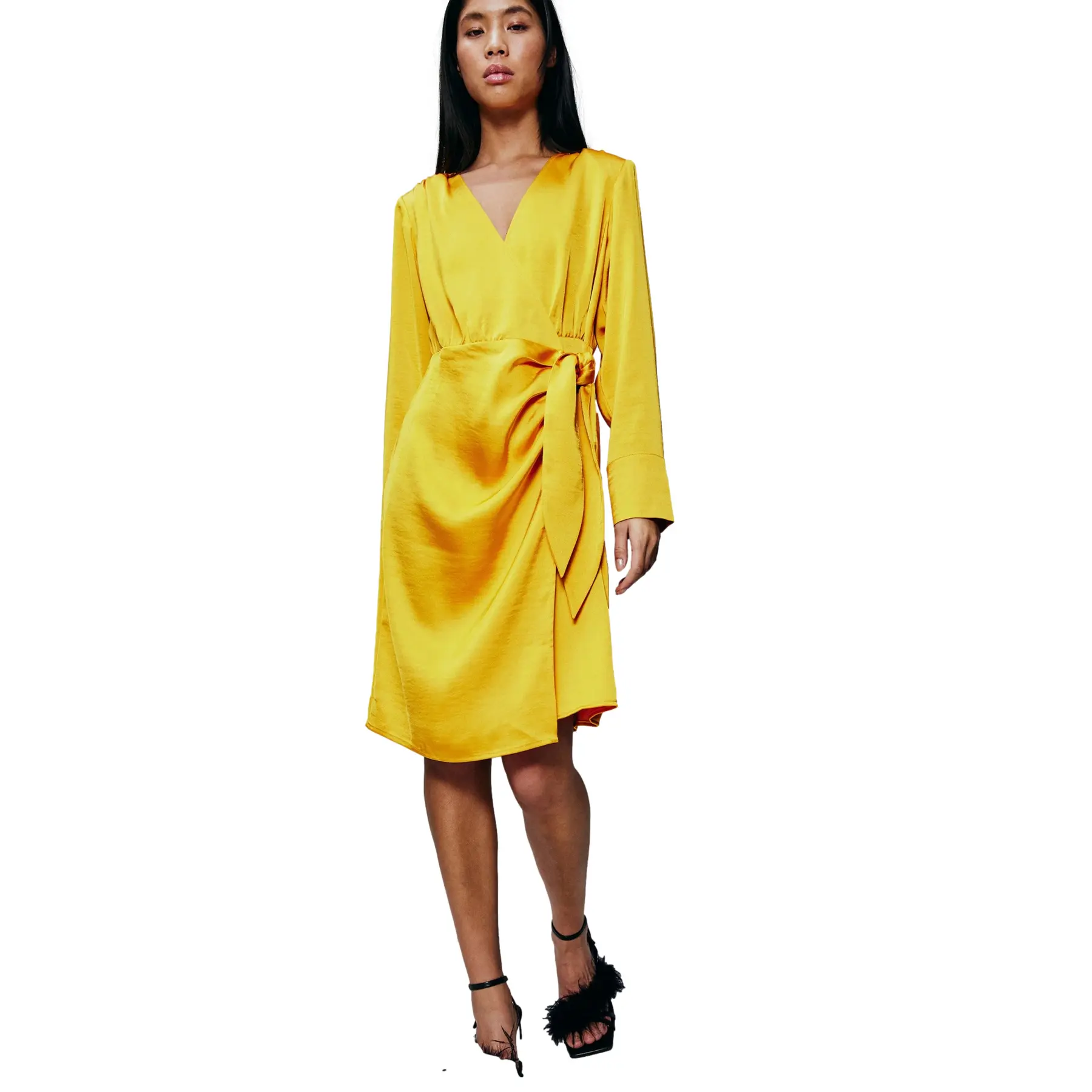 Wickelkleid Damen Norr Gili