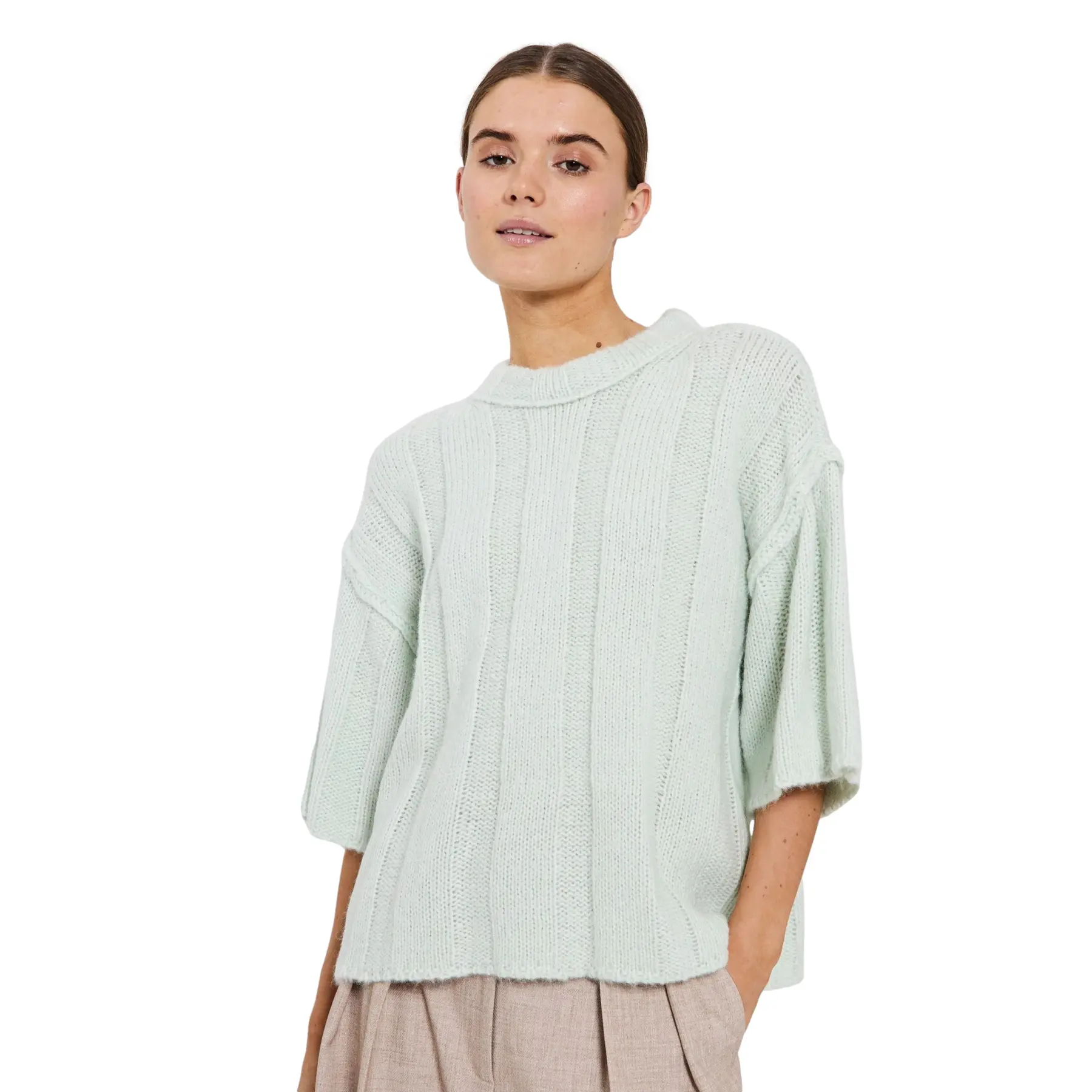 Strickpullover Damen Norr Fuscia