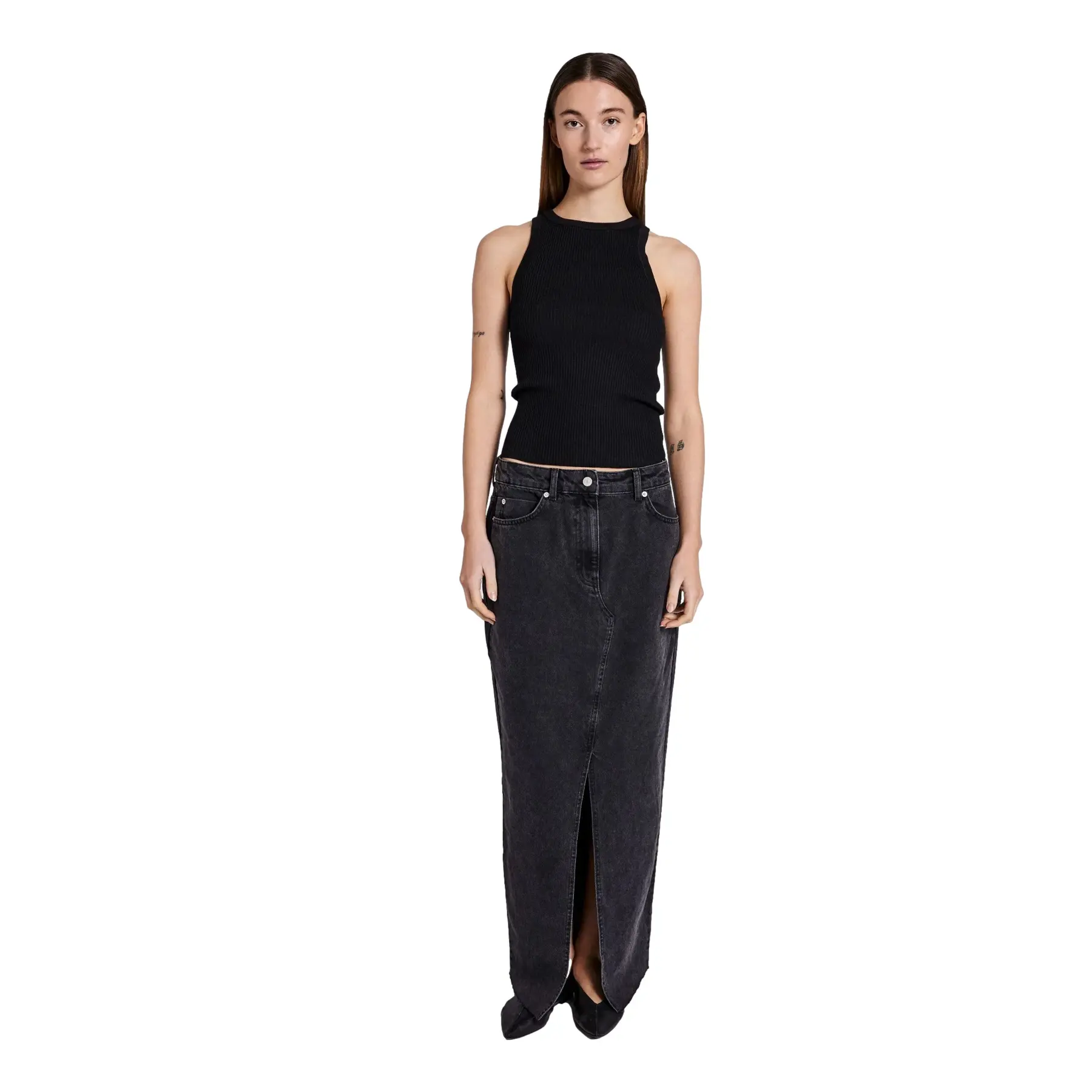 Gonna lunga da donna in denim  Hannali