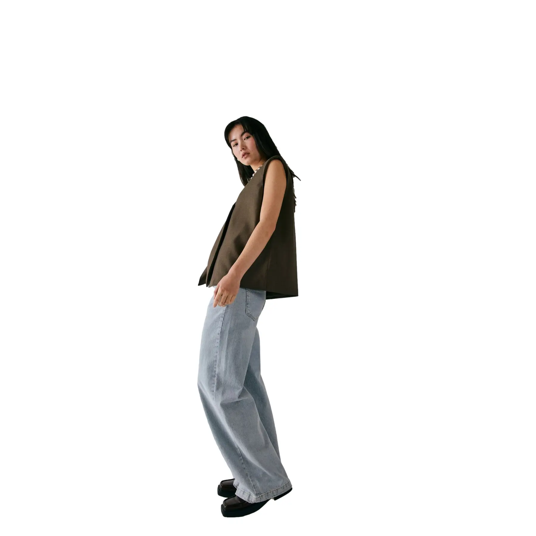 Jeans a gamba larga donna  Kenzie