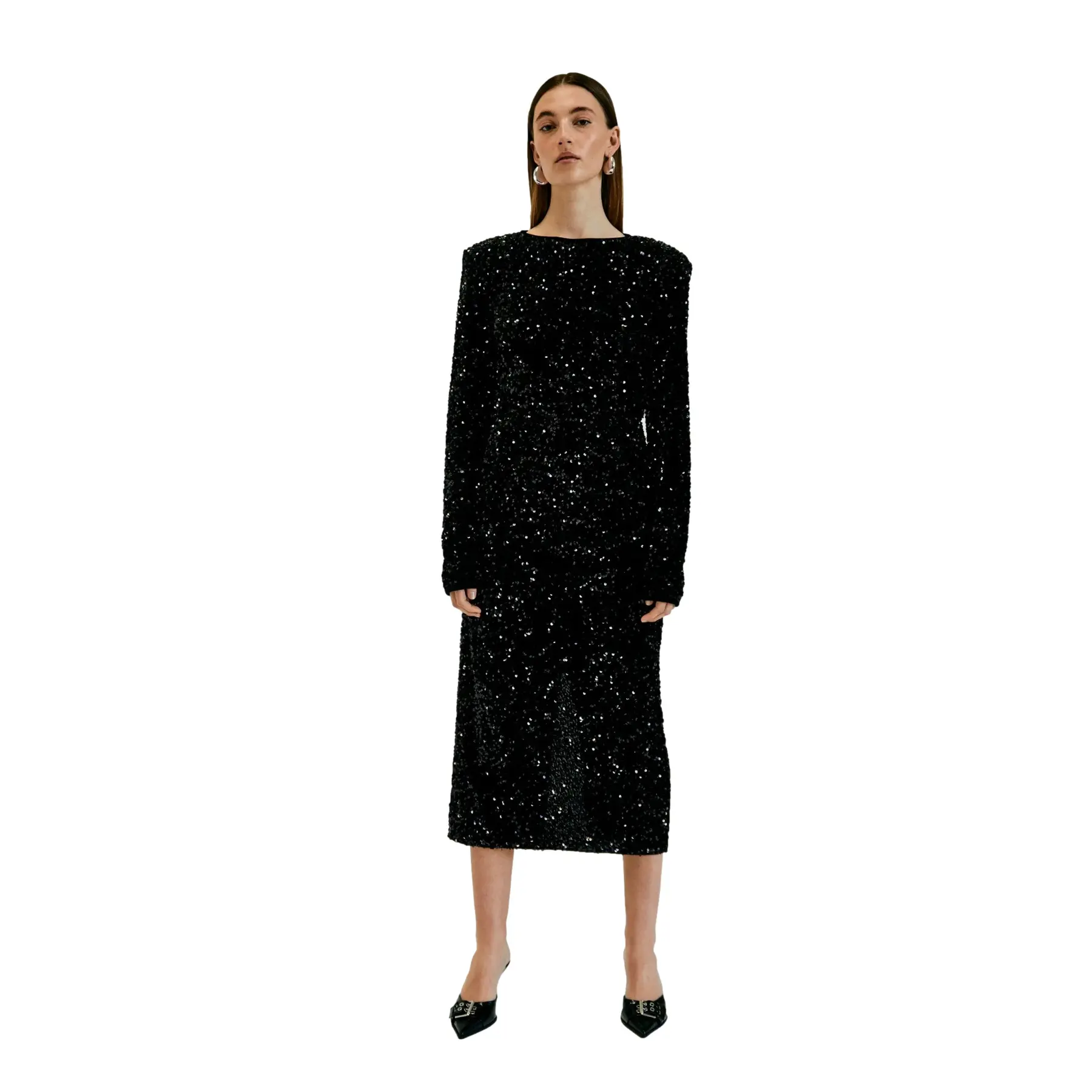 Midikleid Damen Norr Milan