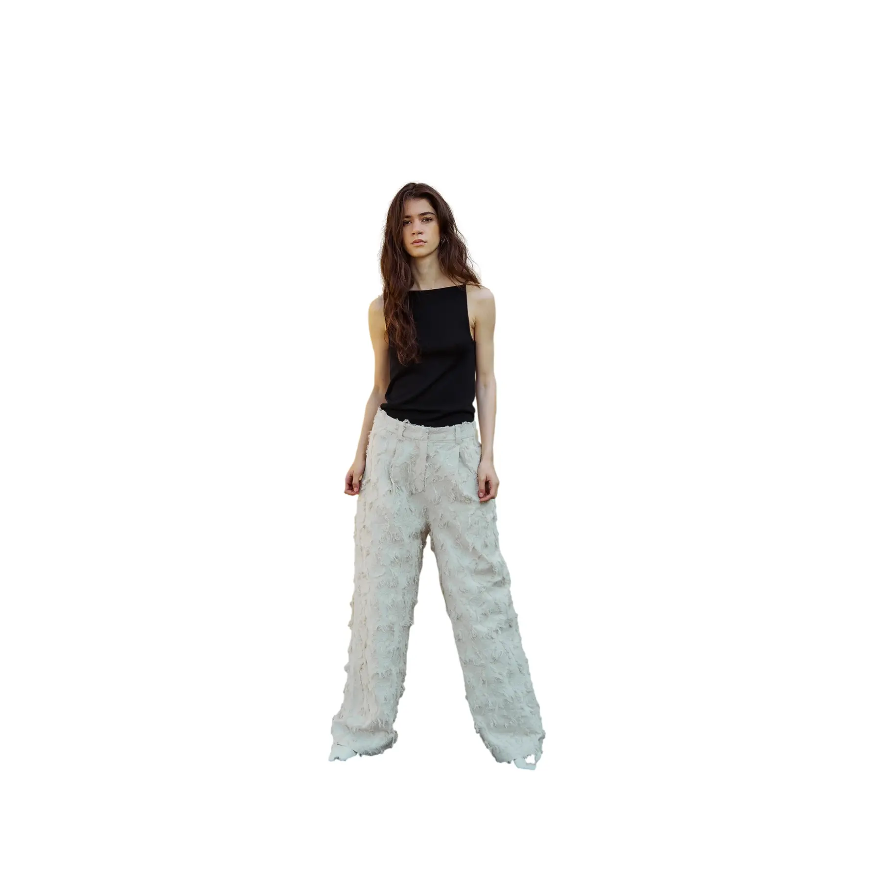 Weite Hose Damen Norr Bina