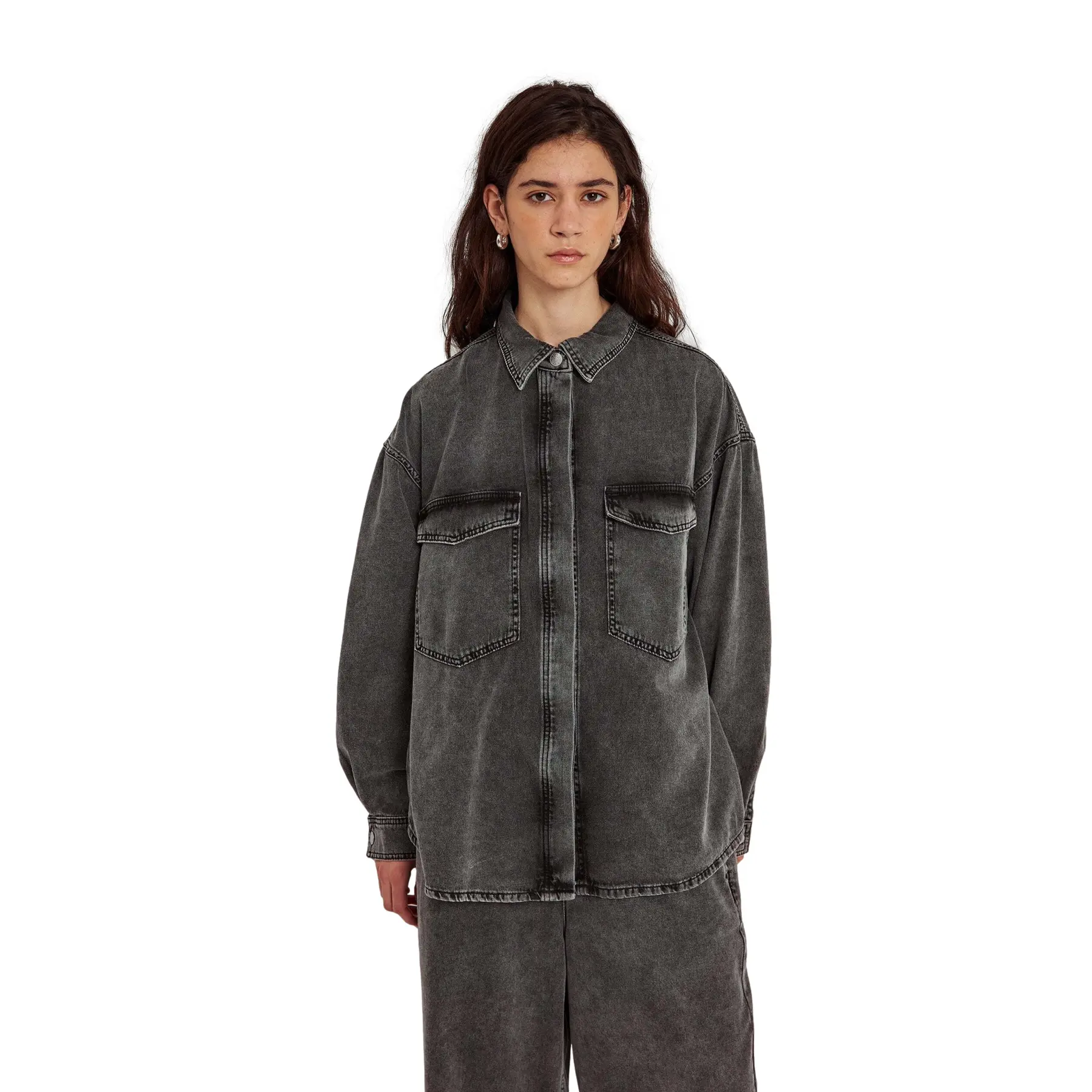Damenjeanshemd Norr Caddie
