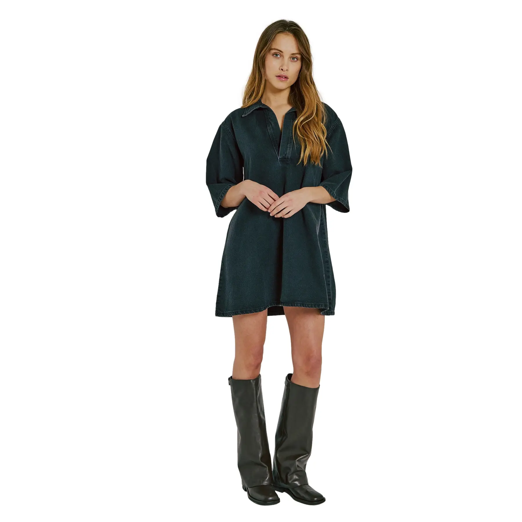 Robe in jeans col a V donna  Hannali