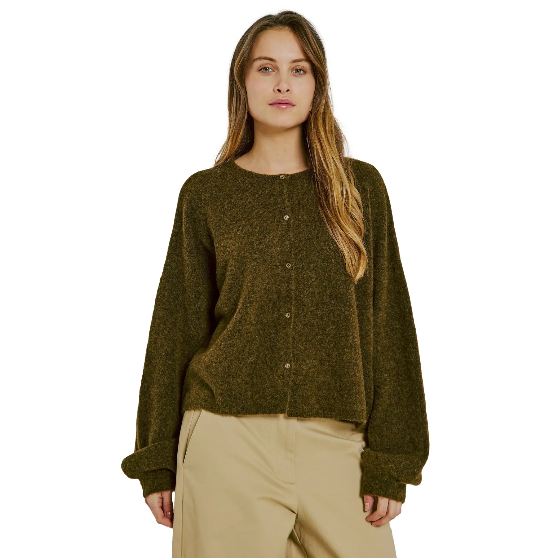 Cardigan con bottoni donna  Halli