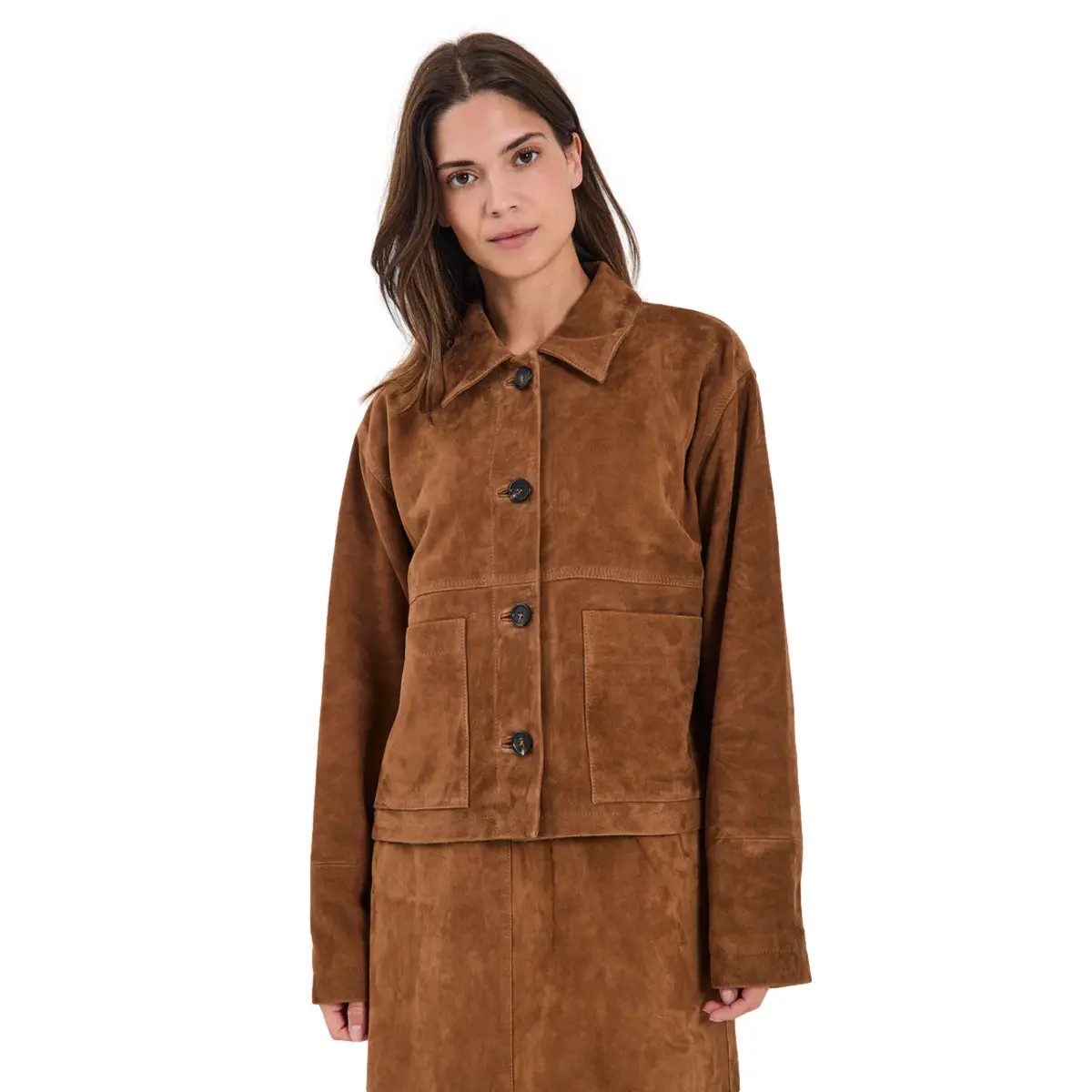 Wildlederjacke Damen Norr Nathalia