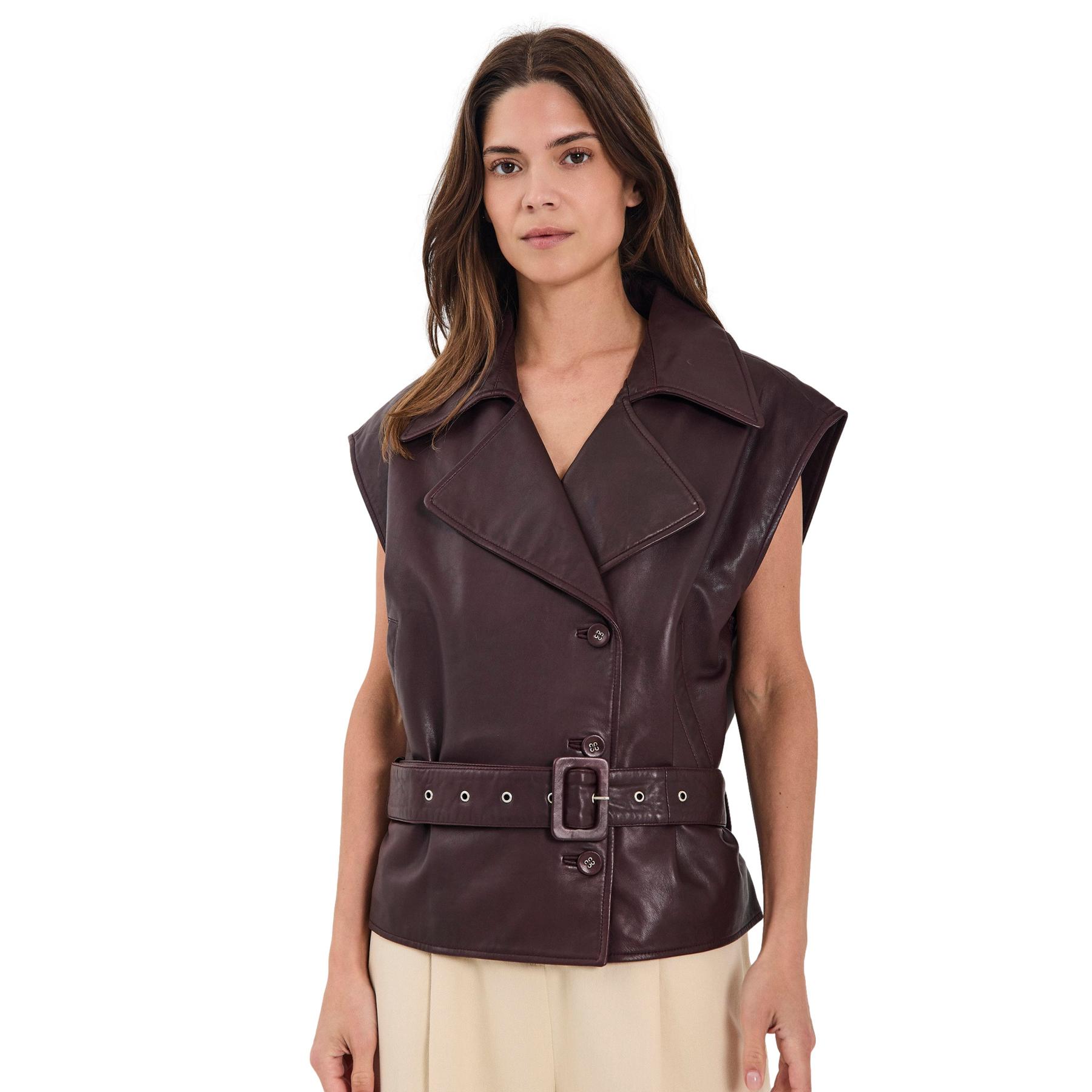 Gilet in pelle donna  Petrie