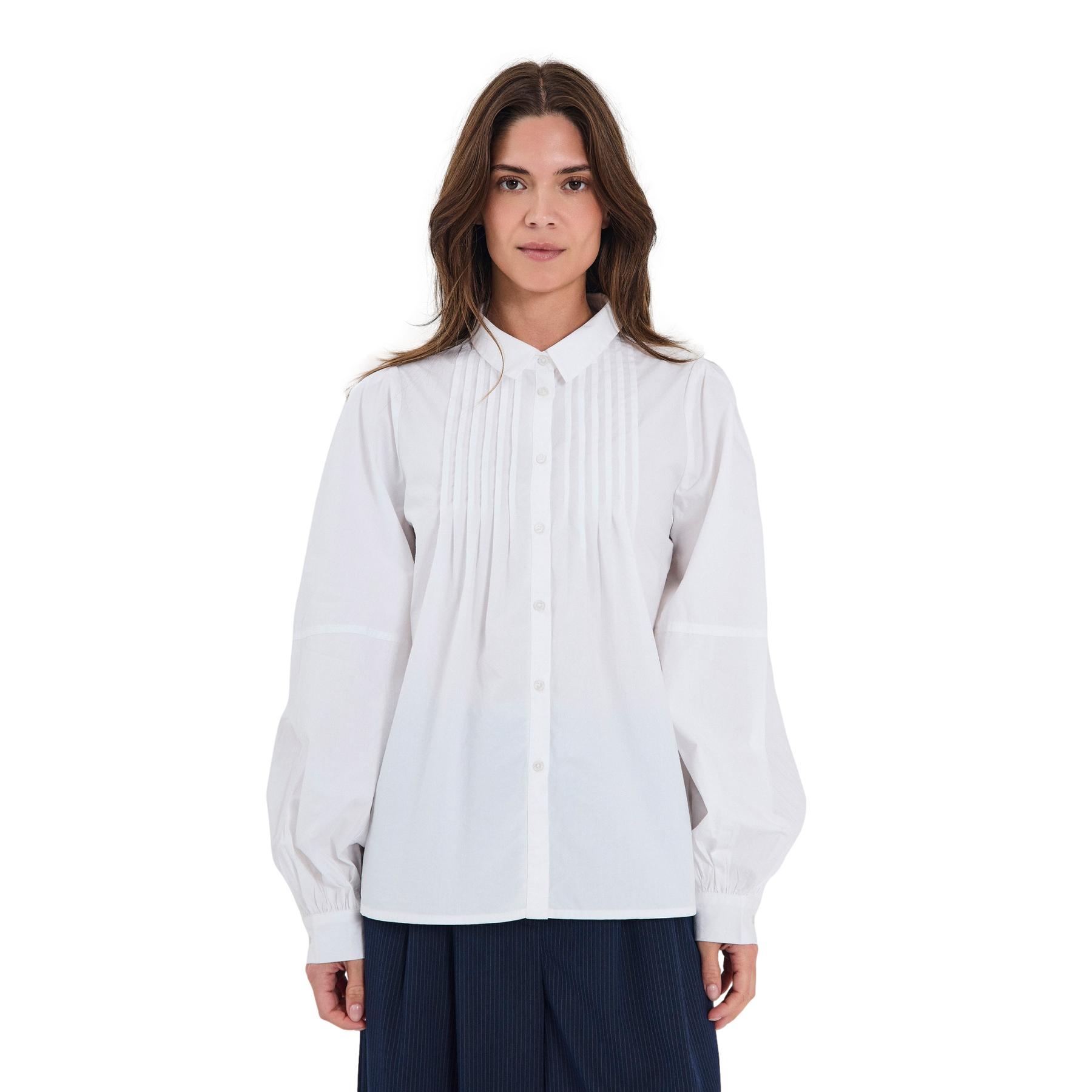 Camicia a maniche lunghe in cotone donna  Vivio