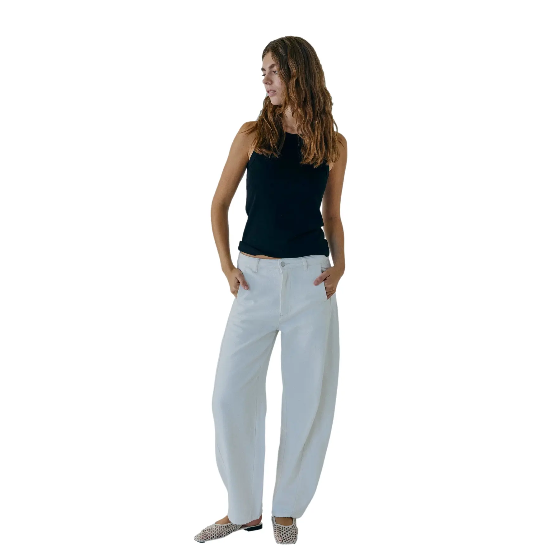 Jeans a gamba larga donna  Kenzina