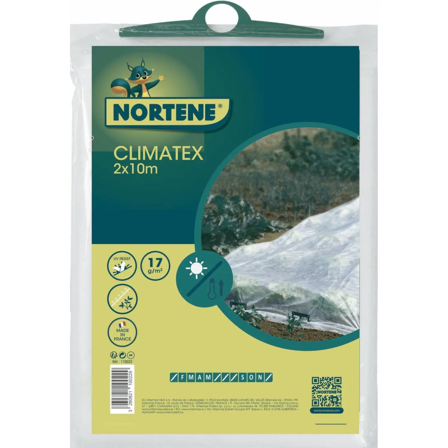 Meilleurs prix pour Voile de croissance Nortene Climatex