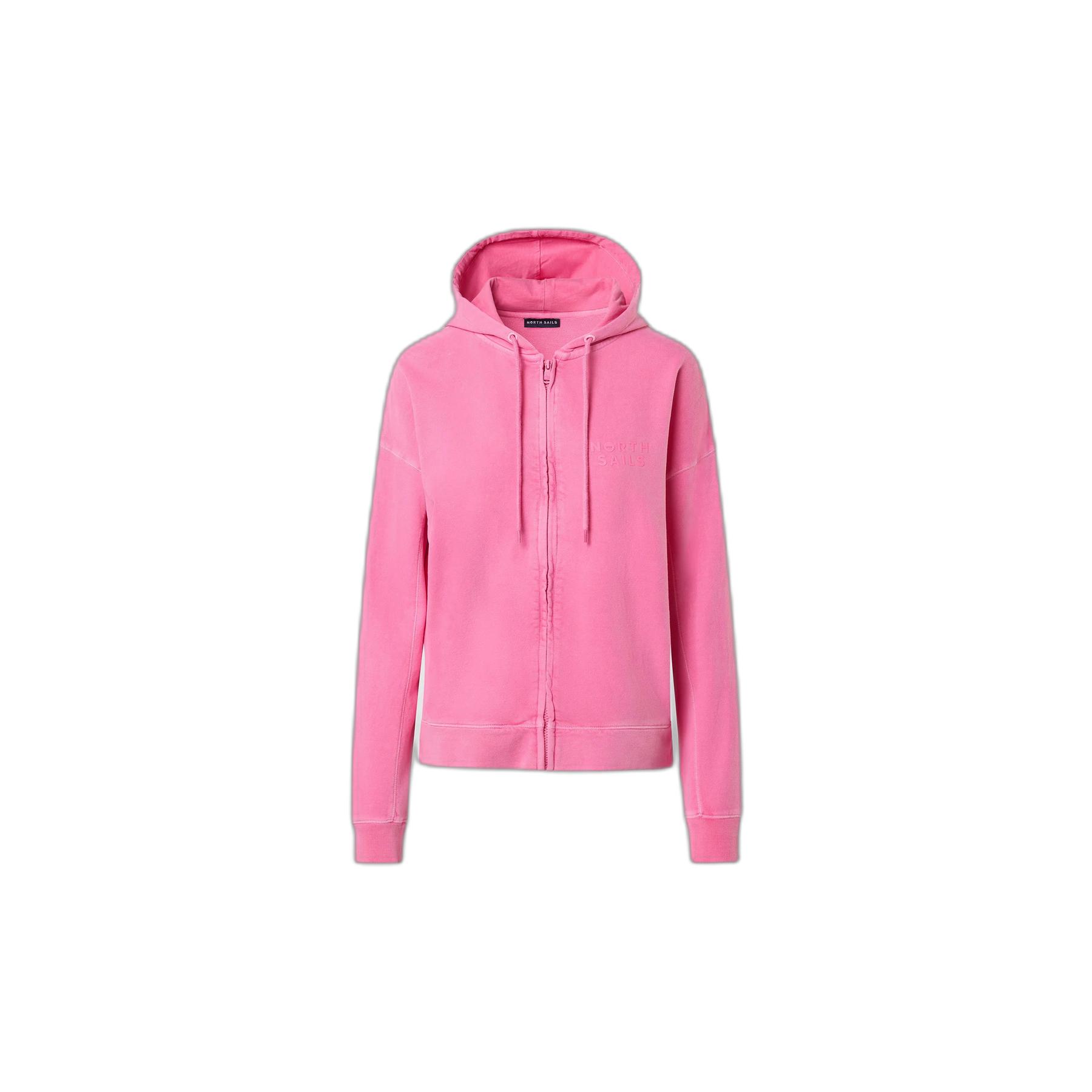 8300825750077 - Damen-Hoodie mit Reißverschluss und Grafik North Sails