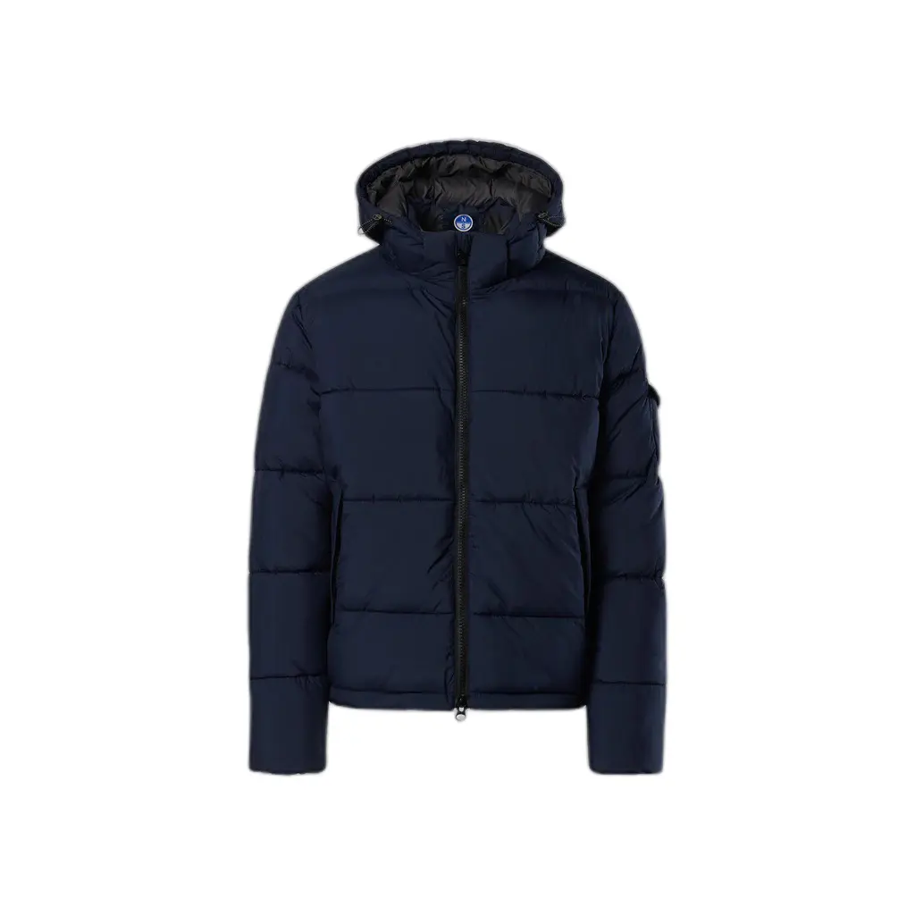 8300825880705 - Lange Ärmel Daunenjacke mit Kapuze Beam