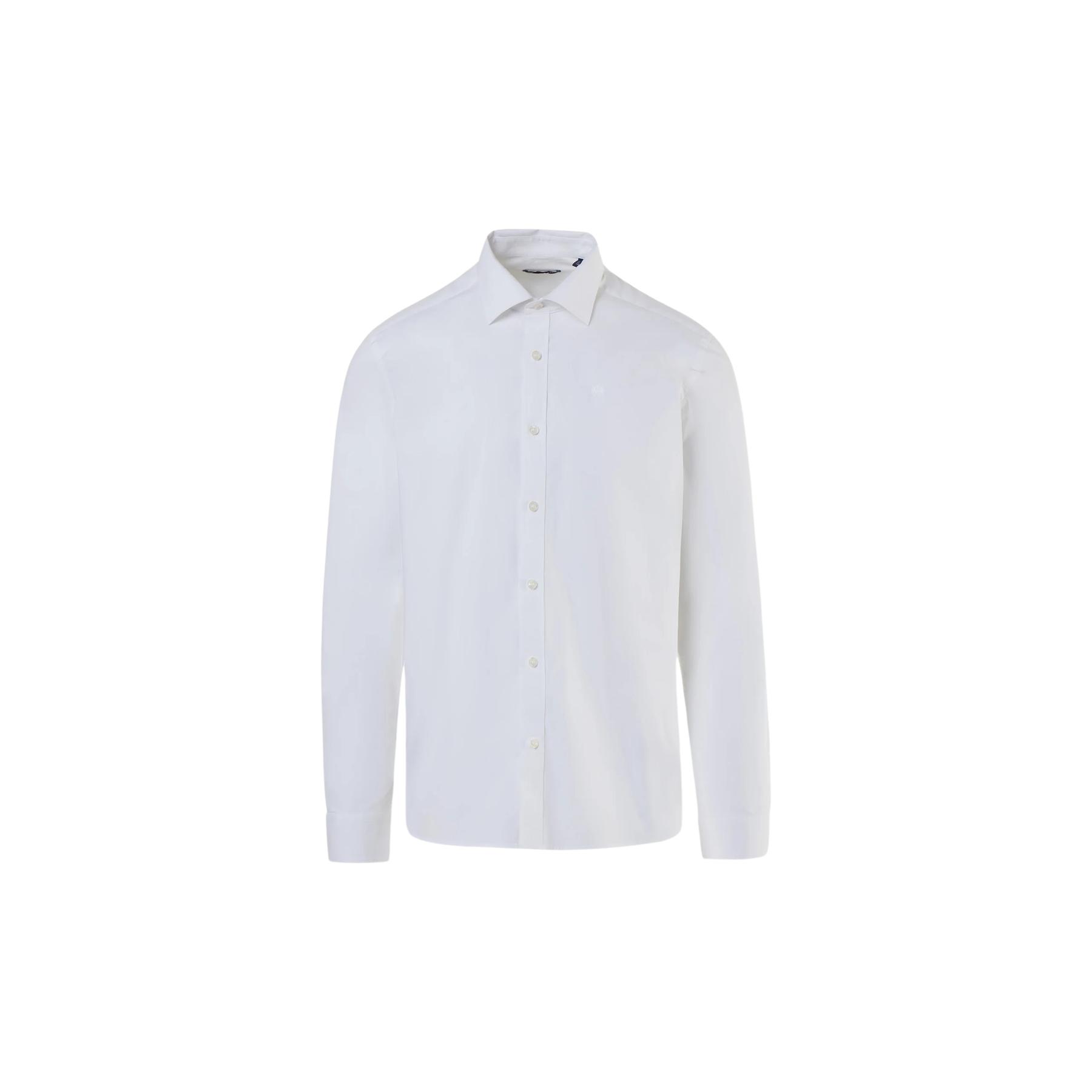 8300825760359 - Langarmhemd mit breitem Kragen aus dehnbarem Öko-Popeline North Sails