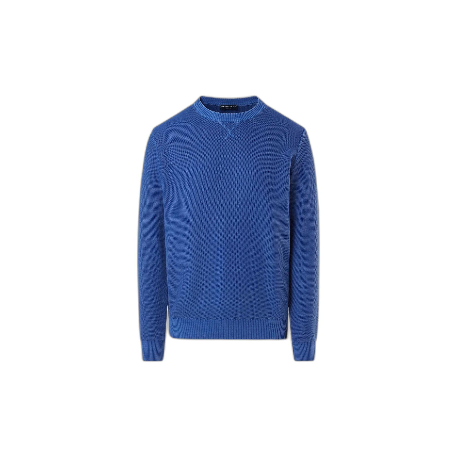 8300825793692 - Pullover mit Wabenmuster und verwaschenem Effekt 12GG