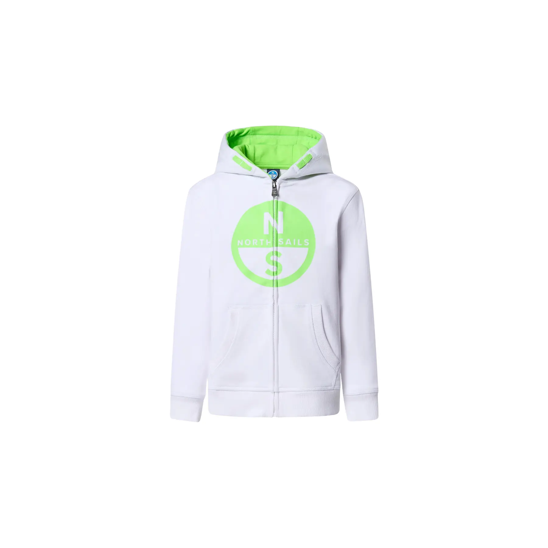 8033751028445 - Kapuzensweatshirt mit durchgehendem Reißverschluss und Kindergrafik North Sails