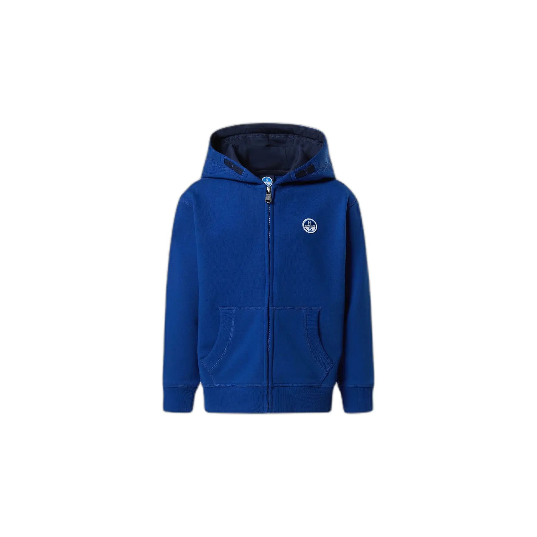 8033751029466 - Kapuzensweatshirt mit vollem Reißverschluss und Kinderlogo North Sails