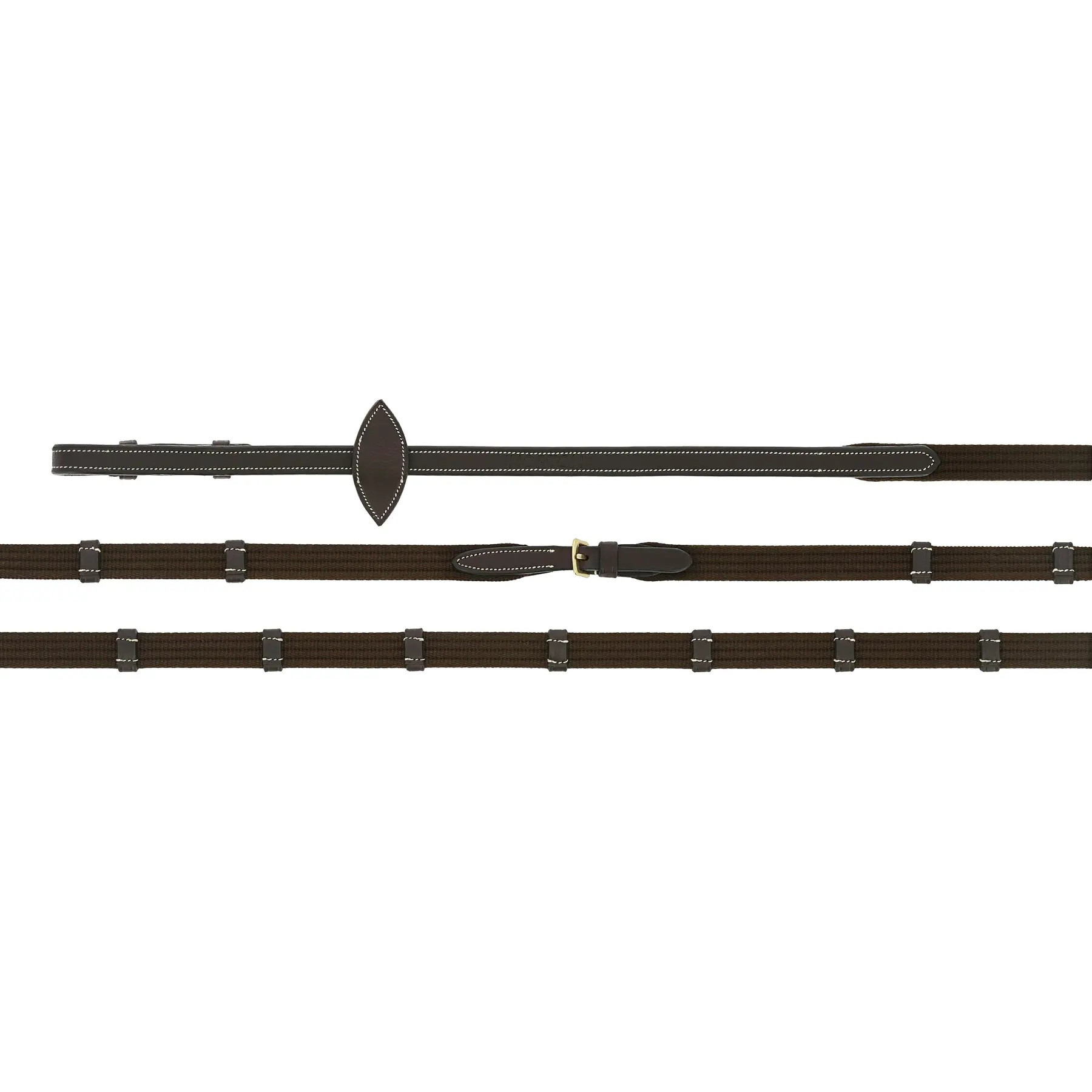 Rênes pour cheval sangle cuir huilé Norton Pro - EK