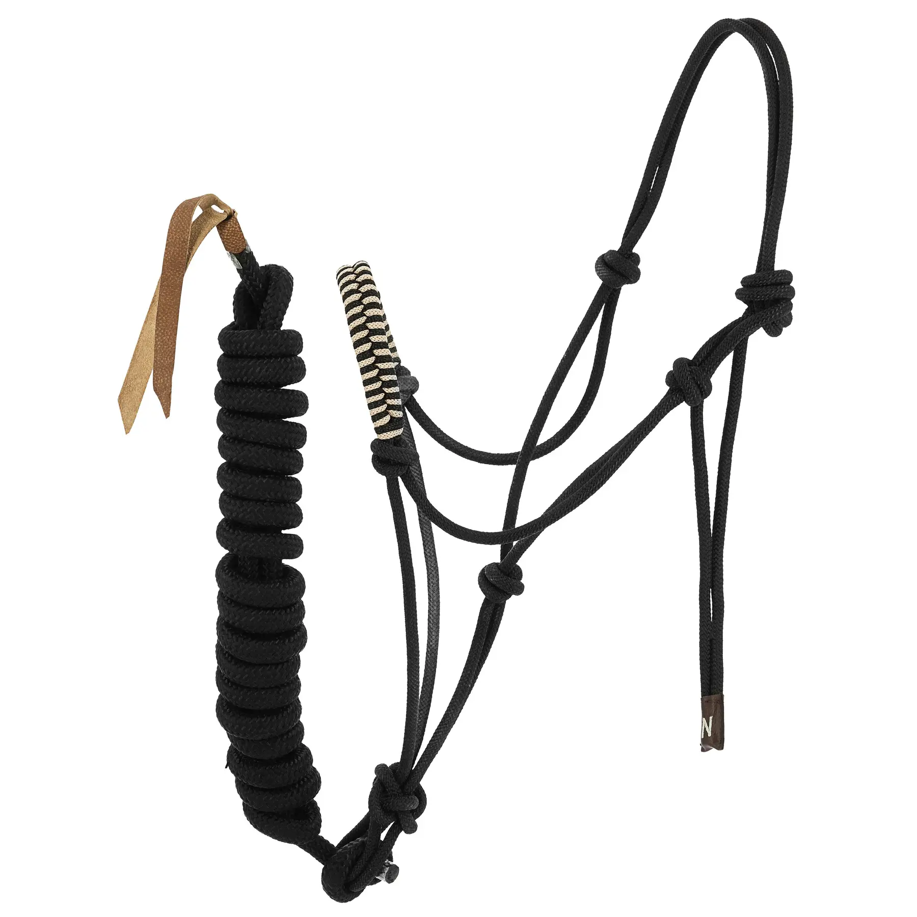 Norton Noir Ethological Halter And Long Line For Horse Deco